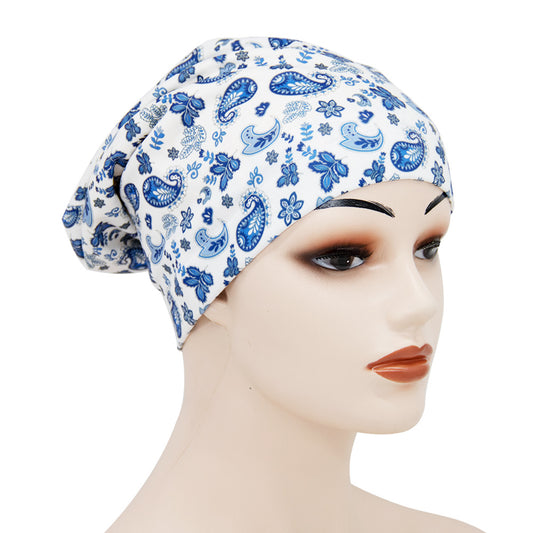 Printed Double-Layer Sleep Cap