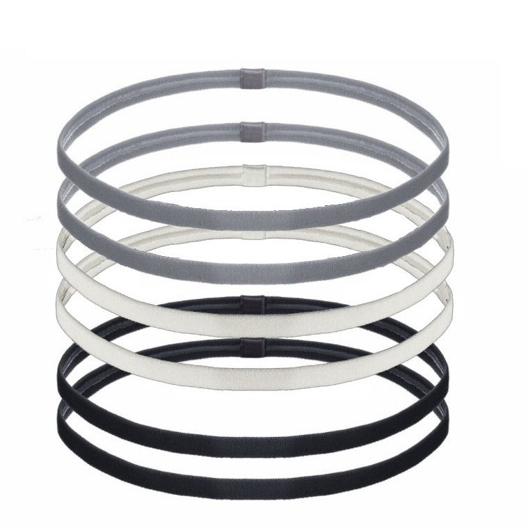 European and American Popular Elastic Rope Candy Color Running Headband Football Non-Slip Hair Accessories Sports Yoga Headband Headband - image 3