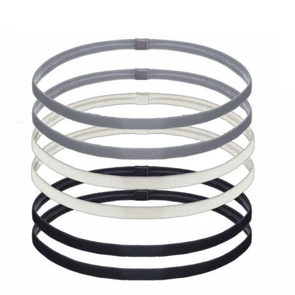 European and American Popular Elastic Rope Candy Color Running Headband Football Non-Slip Hair Accessories Sports Yoga Headband Headband - image 3