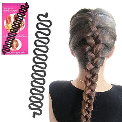 Factory direct Fishbone wave hair braiding device centipede hair braiding device braiding device styling tool hair curler - image 1