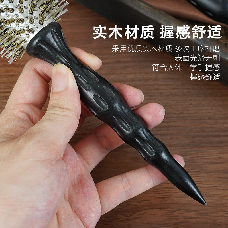 Hair Salon Aluminum Barrel Curling Comb Styling Curling Comb Electric Curling Comb Non-Tangling Hair Smoothing Comb Hairstylist's Special Comb Wholesale - image 3