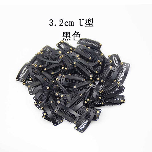 Invisible U-clip 3.2cm wig clip pp clip hair extension clip - image 2