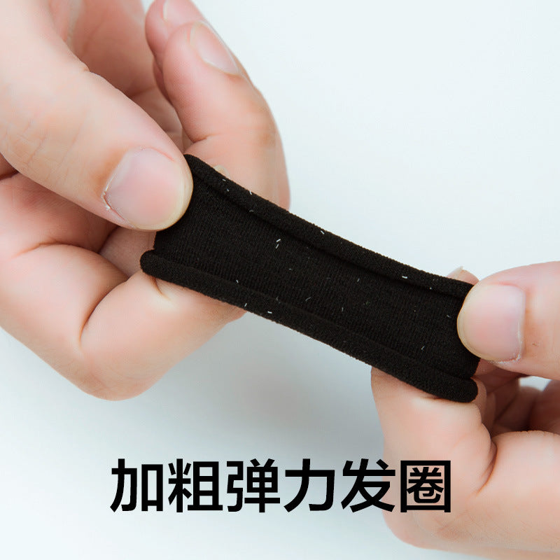 4CM medium Korean headdress hair ring high elastic towel ring wholesale small gift hair rope hair accessories manufacturers - image 3
