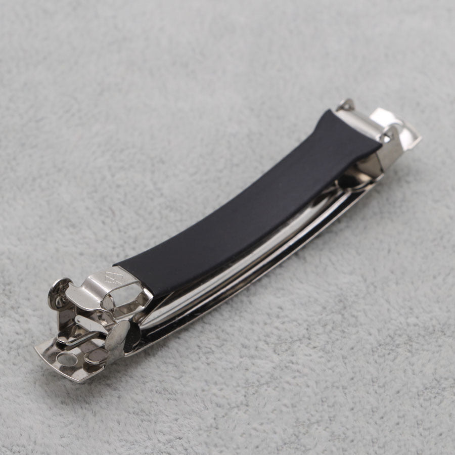 8CM leather spring clip manufacturer South Korea Guangzhou exquisite hairpin hairpin accessories steel clip hair accessories - image 1
