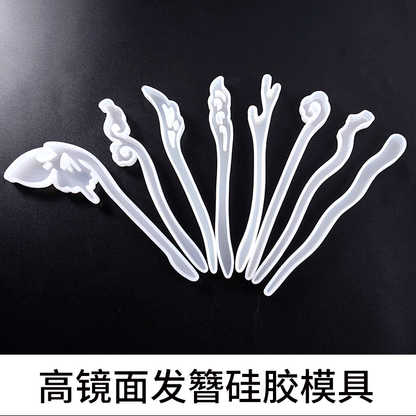 Yu Meiren Silicone Cake Grinder Silicone Tool diy Crystal Drops Hair Hairpin Mould Easter - image 1