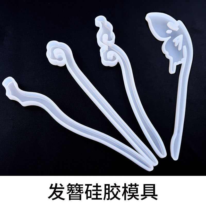 Yu Meiren Silicone Cake Grinder Silicone Tool diy Crystal Drops Hair Hairpin Mould Easter - image 2