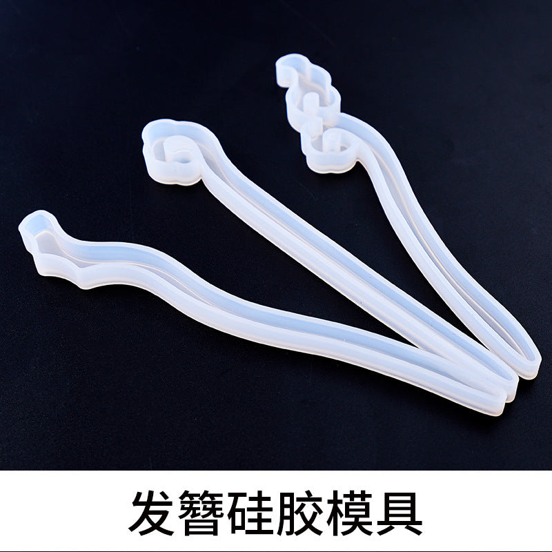 Yu Meiren Silicone Cake Grinder Silicone Tool diy Crystal Drops Hair Hairpin Mould Easter - image 3