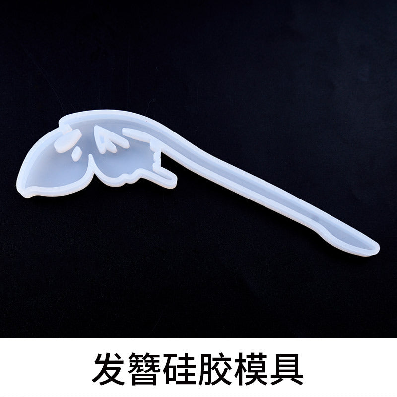 Yu Meiren Silicone Cake Grinder Silicone Tool diy Crystal Drops Hair Hairpin Mould Easter - image 4