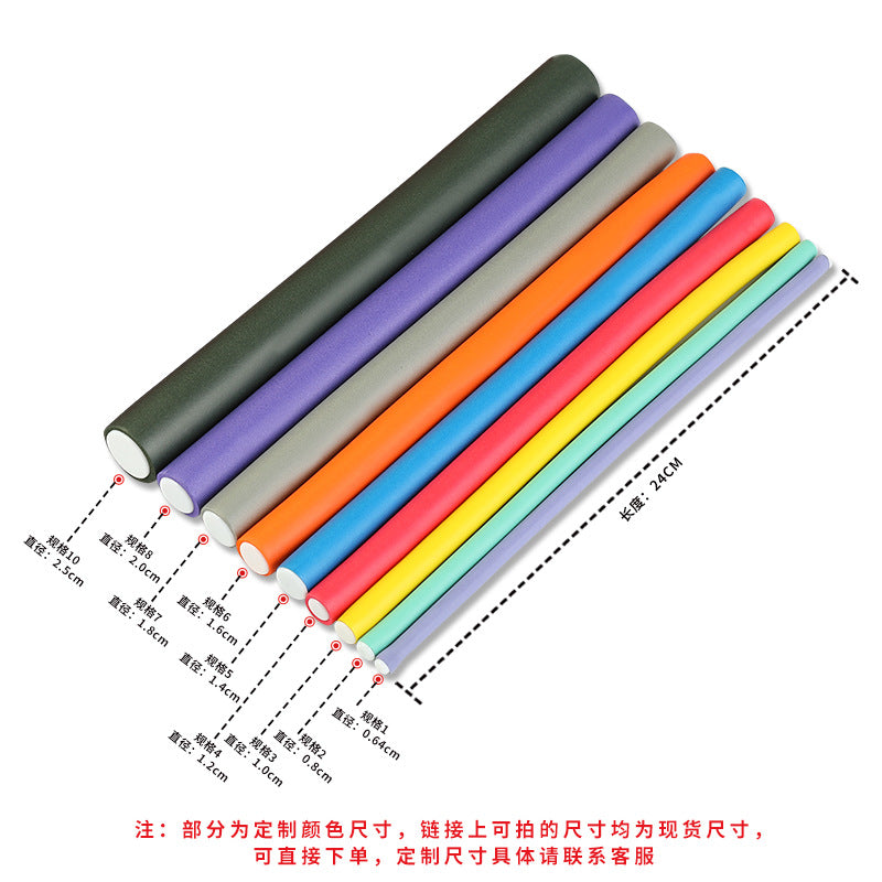 Amazon Sponge Curling Rods Rubber Rods Heatless Lazy Hair Curlers Bulk Can Be Set and Styled as a Set - image 3