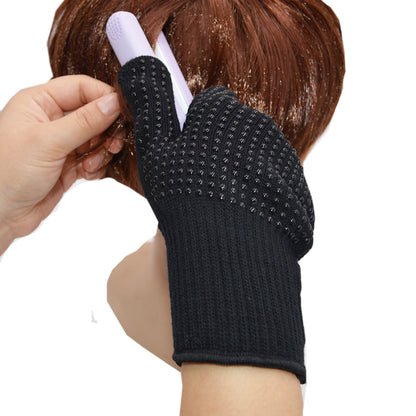 Hairdressing silicone point beads heat insulation high temperature resistant gloves 300 degrees perm hair curler hair curler hair straightener hair straightener - image 4