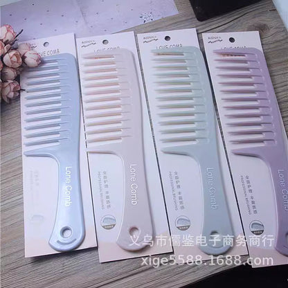 Hairdressing curly hair big tooth comb hairdressing tools styling comb curly hair comb mirror comb wholesale binary store supply - image 1