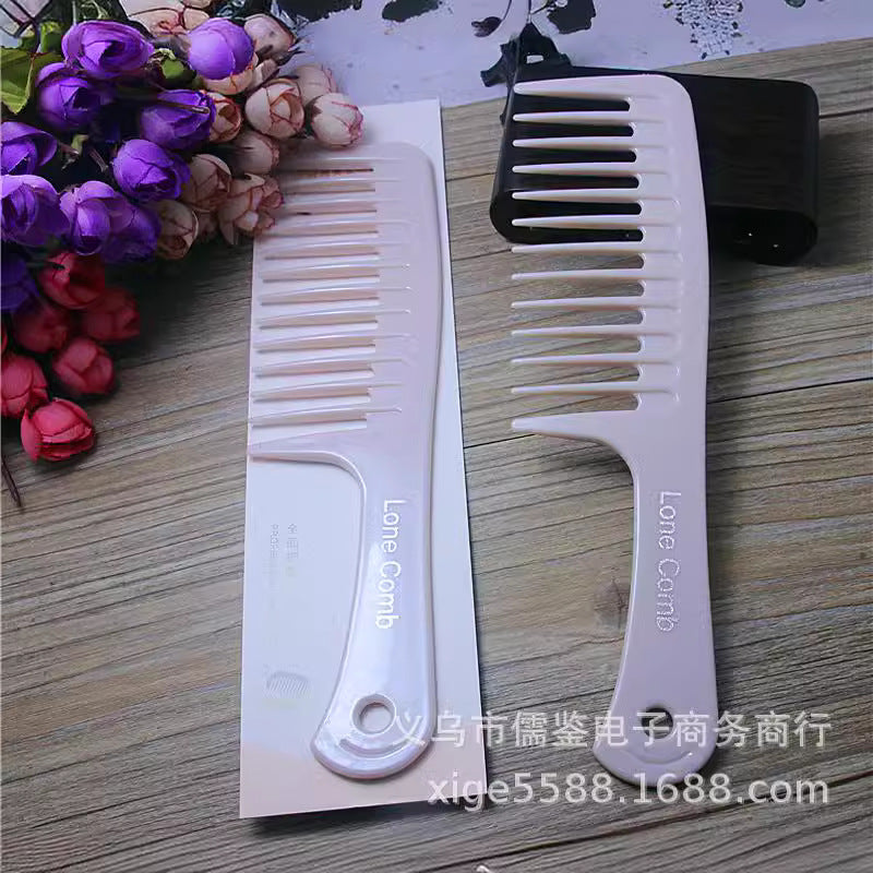 Hairdressing curly hair big tooth comb hairdressing tools styling comb curly hair comb mirror comb wholesale binary store supply - image 3