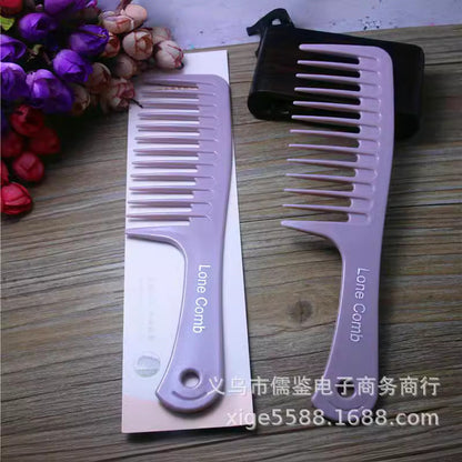 Hairdressing curly hair big tooth comb hairdressing tools styling comb curly hair comb mirror comb wholesale binary store supply - image 5
