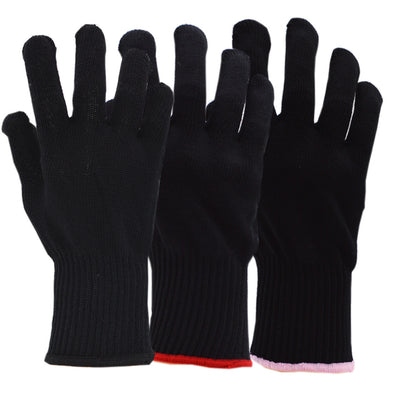 Hairdressing Silicone Spot Beads Heat Insulation Anti-scald Gloves 300 Degree Perm Curling Rod Curling Hair Straightening Hair Straightening Hair Straightening - image 3