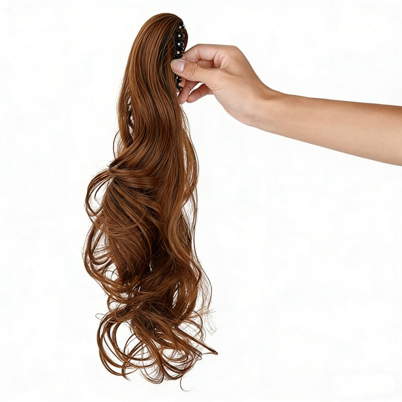 Clip-In Wavy Ponytail Extension