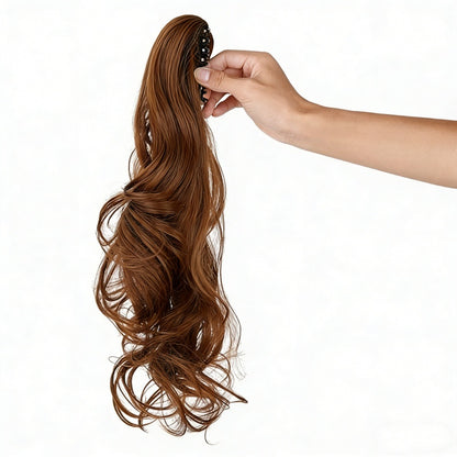 Clip-In Wavy Ponytail Extension