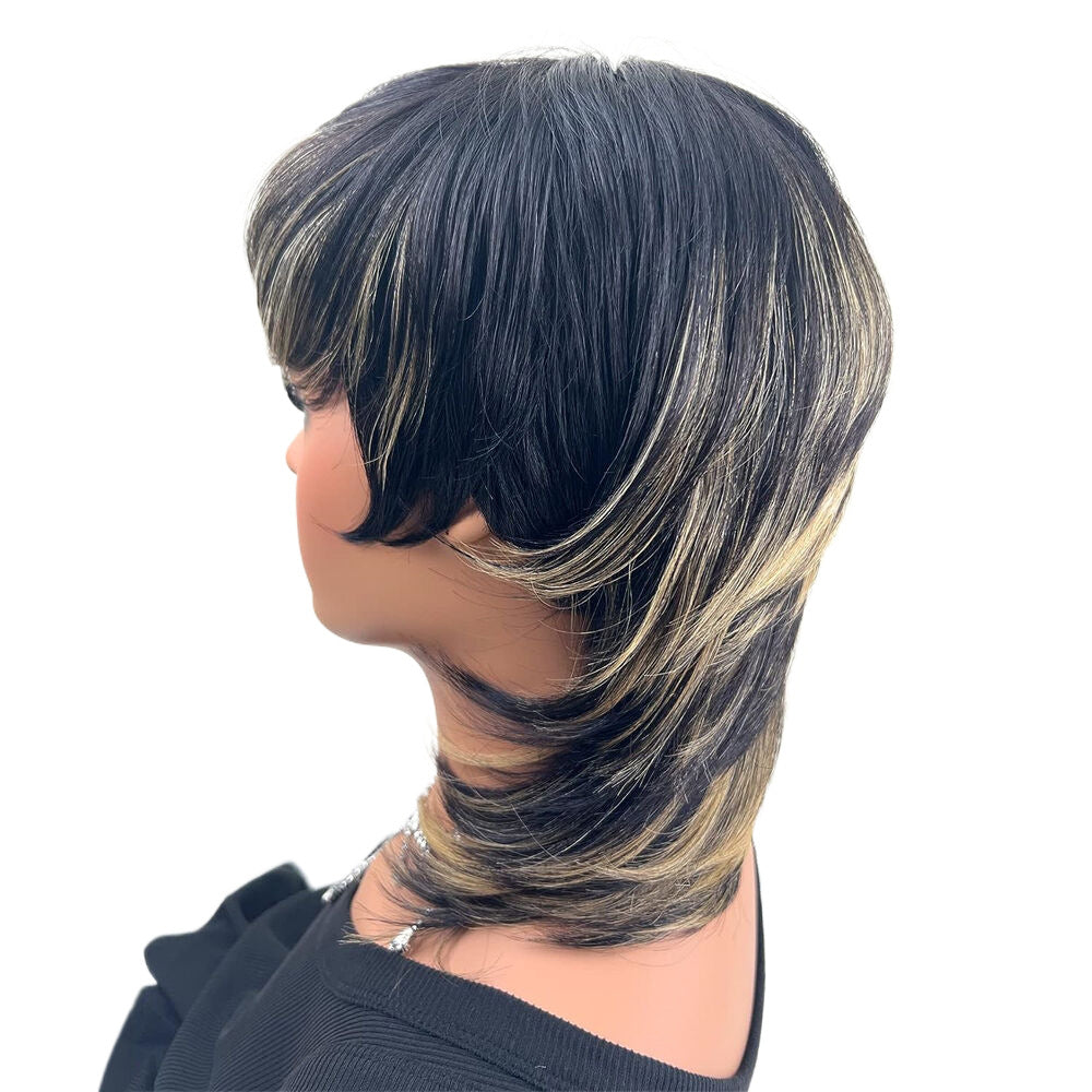 Wolf Tail Human Hair Wig