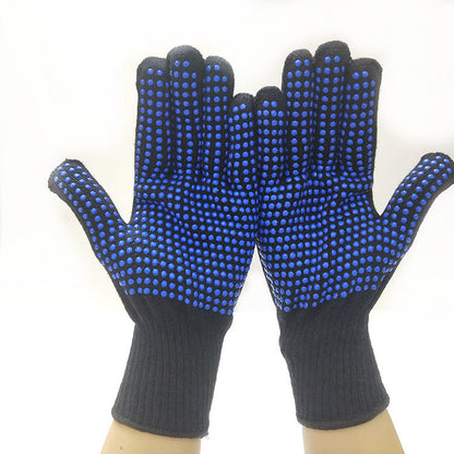 Hairdressing anti-scald high temperature gloves hairdressing gloves dispensing heat insulation splint accessories gloves manufacturers wholesale - image 4