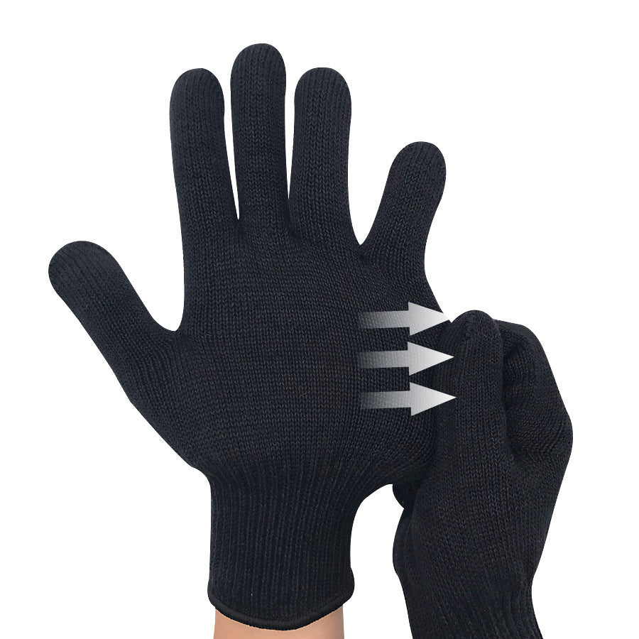 Hairdressing perm anti-Perm gloves curling iron straight hair comb hair straightener heat-resistant cotton glove core factory wholesale - image 5