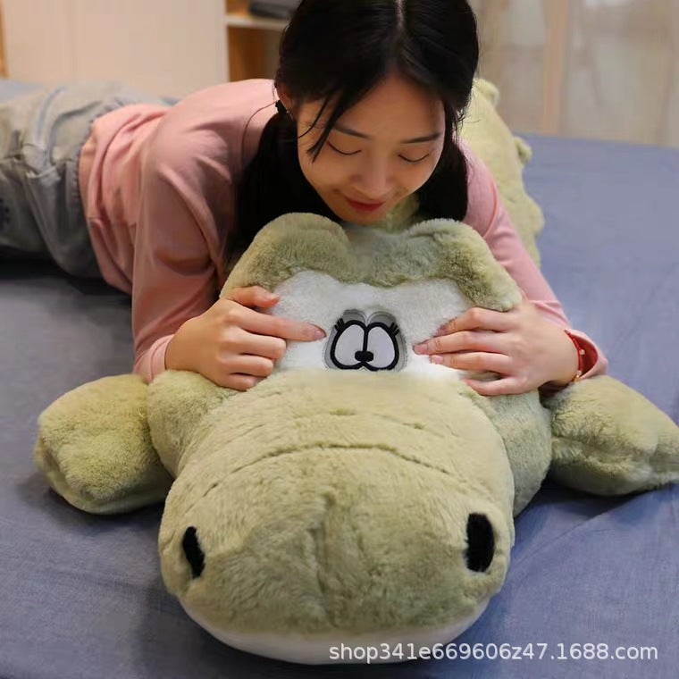 Plush toy simulation crocodile pillow creative Wah Wah pillow Valentine Children's Day a generation of hair - image 3