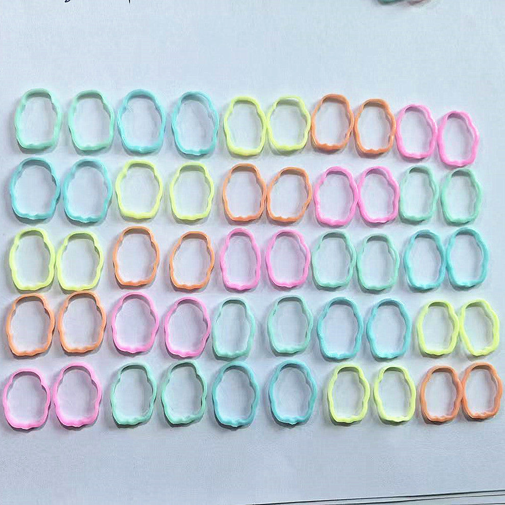 Factory direct jewelry children 1000 disposable bags small rubber band hair ring wholesale hair accessories hair rope - image 3