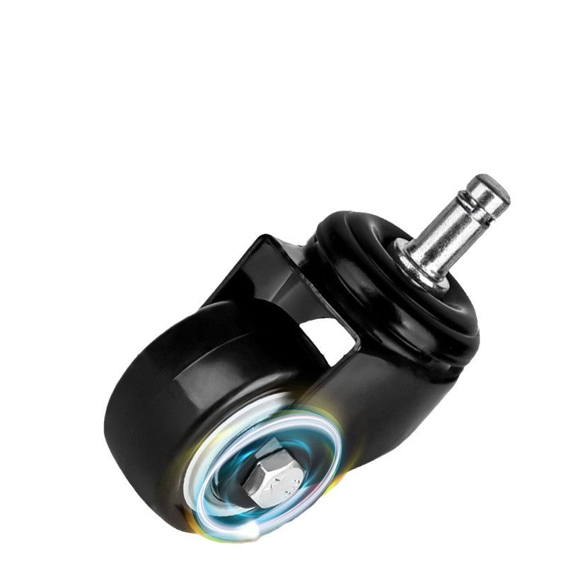1.5 inch 2 inch rod caster hair salon stool buckle universal wheel mute wheel office chair circlip caster with brake - image 5