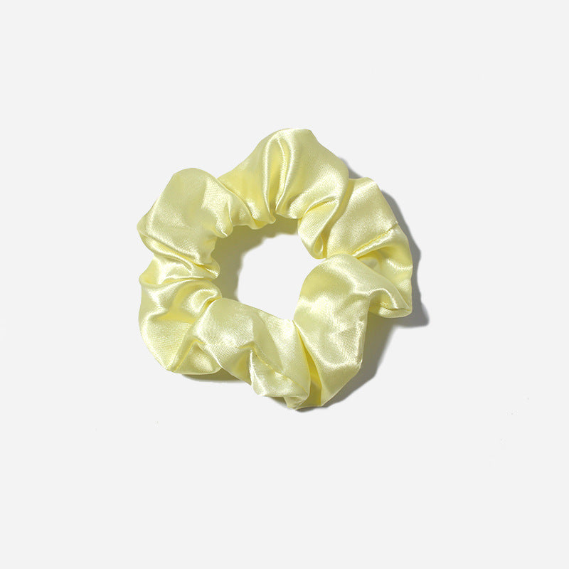 Cross-border Europe and the United States solid color large intestine colored cloth head rope fat sausage hair ring Christmas hair band hair accessories wholesa - image 3