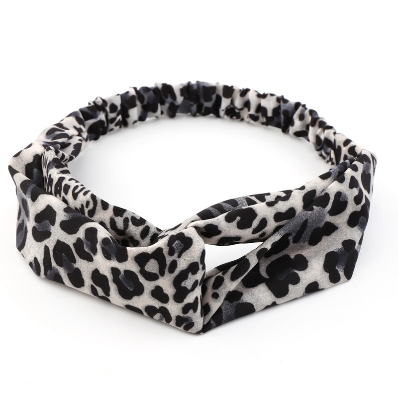 Cross-border e-commerce Europe and the United States ladies cross hair band wash sports sweat-proof headband Amazon supply hair band wholesale - image 2