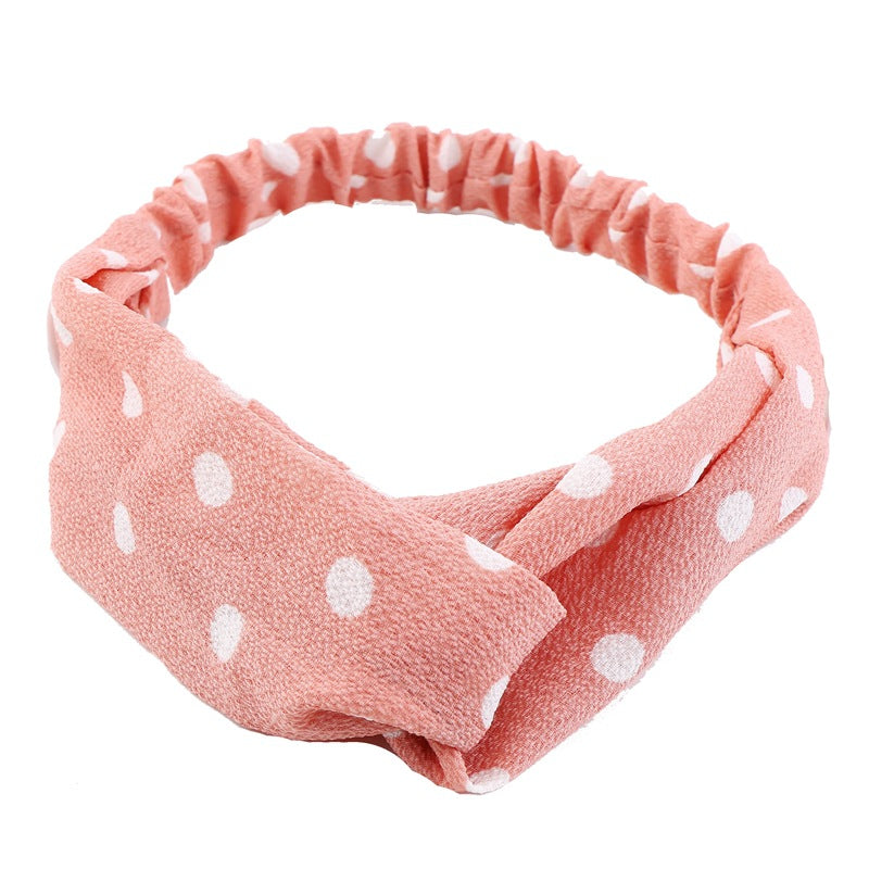 Cross-border e-commerce Europe and the United States ladies cross hair band wash sports sweat-proof headband Amazon supply hair band wholesale - image 5