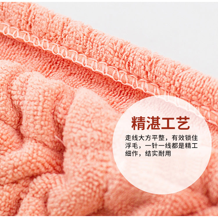 Internet Celebrant Same Style Bow Dry Hair Hat Sweet Cute Soft Water Absorbent Household Fashion Shower Hat Korean Style Dry Hair Hat - image 3