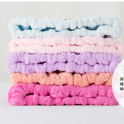 Internet Celebrant Same Style Bow Dry Hair Hat Sweet Cute Soft Water Absorbent Household Fashion Shower Hat Korean Style Dry Hair Hat - image 4