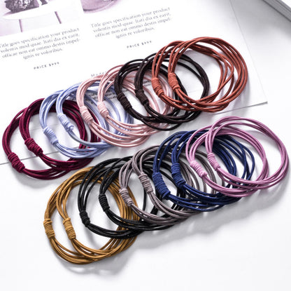 4-in -1 TikTok Net Red Hair Rope Hair Ring Small Fresh Korean Style Headwear Girly Heart Tie Hair Accessories Four-in-One Rubber Tendons - image 2