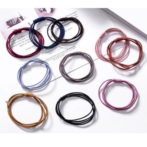 4-in -1 TikTok Net Red Hair Rope Hair Ring Small Fresh Korean Style Headwear Girly Heart Tie Hair Accessories Four-in-One Rubber Tendons - image 3