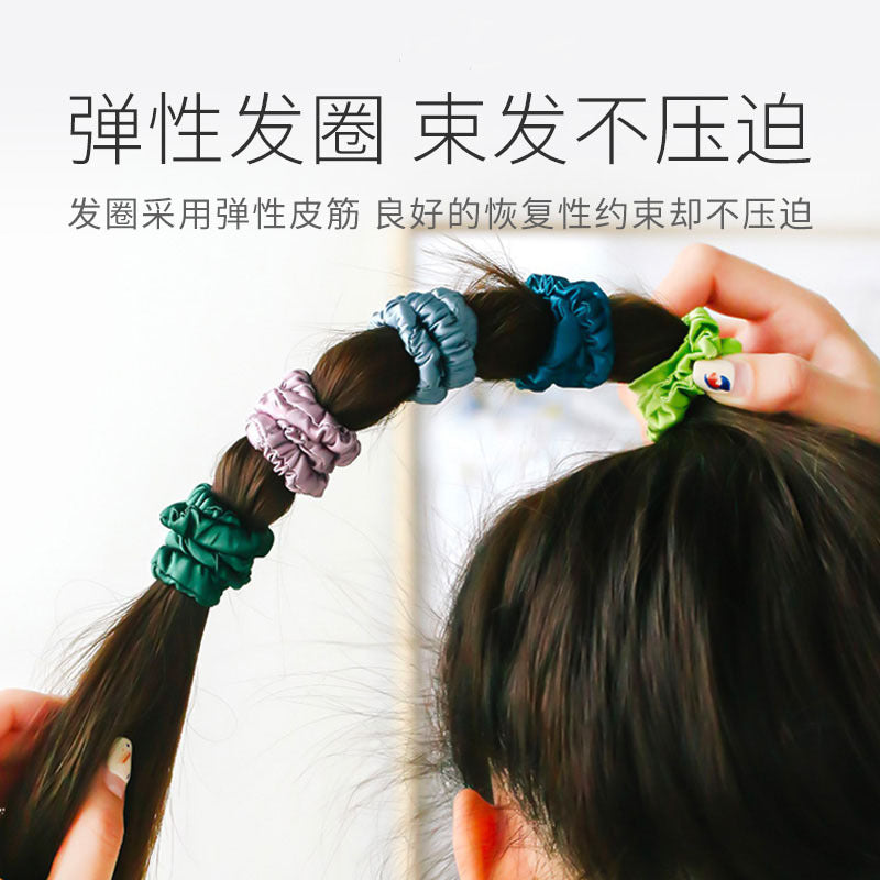 100% Silk Scrunchie, Mulberry Silk, 1cm Thick Hair Tie Hair Accessory, Silk Headband, Custom Export - image 2