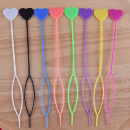 Love hair pull pin beaded hair pull pin children's hair knitting hair accessories tools manufacturers direct supply color beads Diamond beads pull pin - image 4