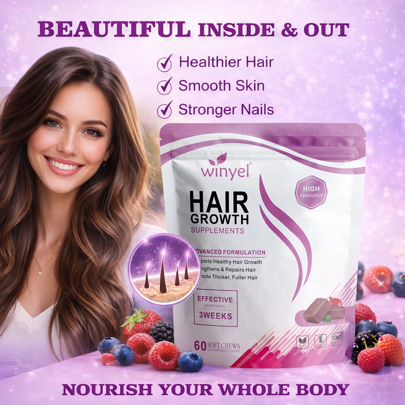 Hair Growth Soft Chewables