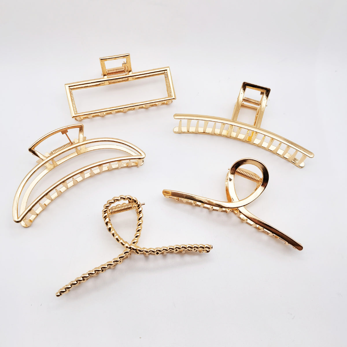 Hair Grab Clip Women's South Korea Hair Clip Shark Clip Headwear Hair Clip Back of Head Internet Celebrity 2021 New Style Elegant Elegant - image 3