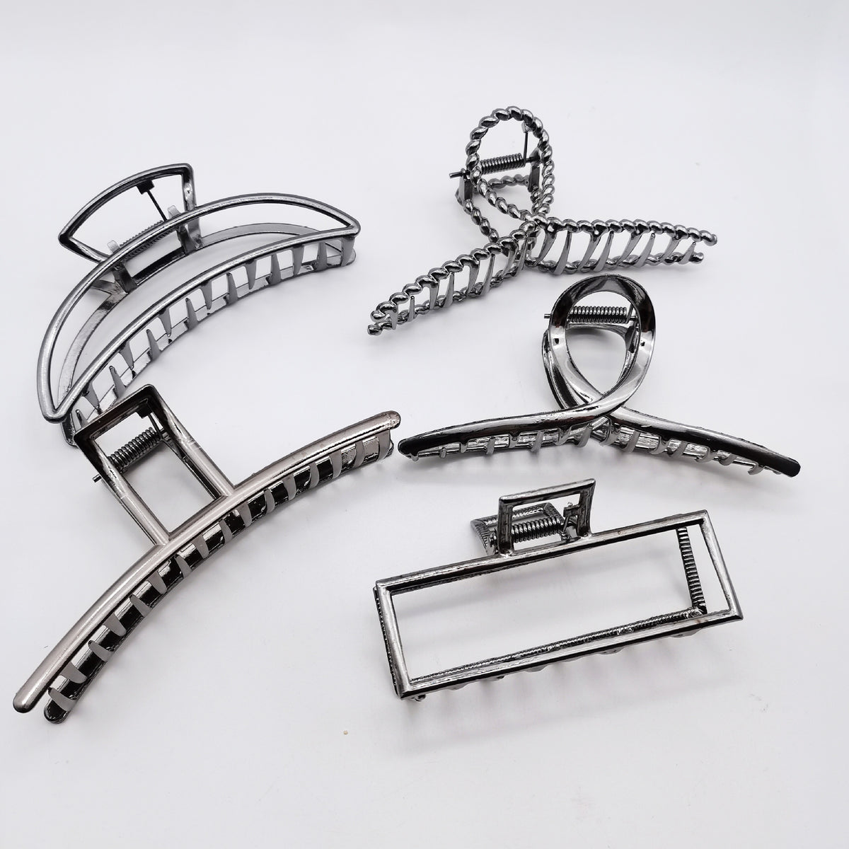 Hair Grab Clip Women's South Korea Hair Clip Shark Clip Headwear Hair Clip Back of Head Internet Celebrity 2021 New Style Elegant Elegant - image 4