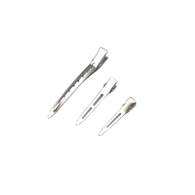 Studio makeup artist updo styling hair clip large duckbill clip hand push corrugated clip partition positioning clip - image 5