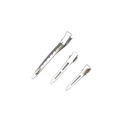 Studio makeup artist updo styling hair clip large duckbill clip hand push corrugated clip partition positioning clip - image 5