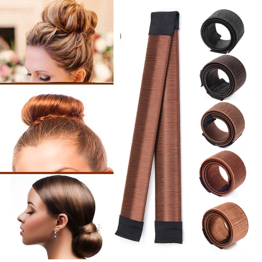 Snap Ring Ball Head Hair Twister Female Styler Headwear Lazy Simple Flower Bud Hair Artifact Short Hair - image 1