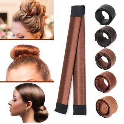 Snap Ring Ball Head Hair Twister Female Styler Headwear Lazy Simple Flower Bud Hair Artifact Short Hair - image 1