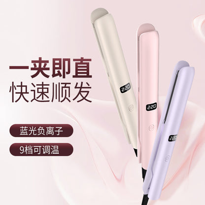 Automatic portable dry and wet dual-purpose hair straightener hair curling rod straight roll dual-purpose electric splint four-speed temperature adjustment manufacturers batch - image 3