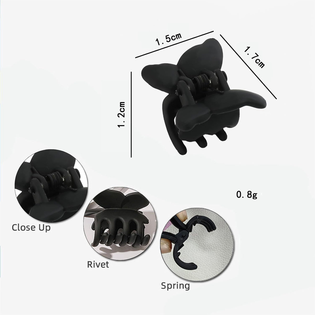 ins Mini Small Children's Hair Clip Butterfly Small Grab Clip Girls Hair Clip Wholesale Color Cute Baby Hair Accessories - image 4