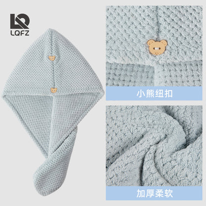 Dry Hair Cap for Women, Pineapple Pattern Double-Layer Shower Cap, Thickened Dry Hair Towel, Wholesale Quick-Drying Dry Hair Towel, Dry Hair Cap for Women - image 3