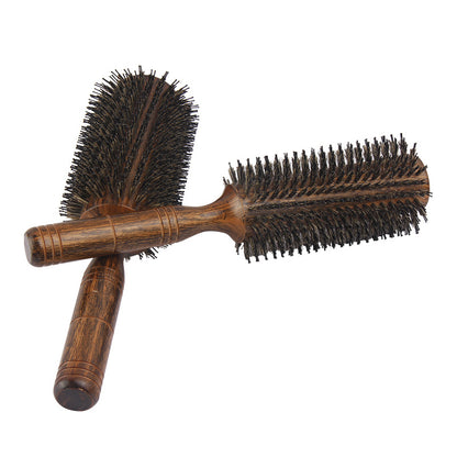 Extra Large Woolen Roll Comb Hollow Big Flower Hair Blowing Comb Hairdressing Big Wave Wave Head Shape Pig Mane Roll Comb - image 1