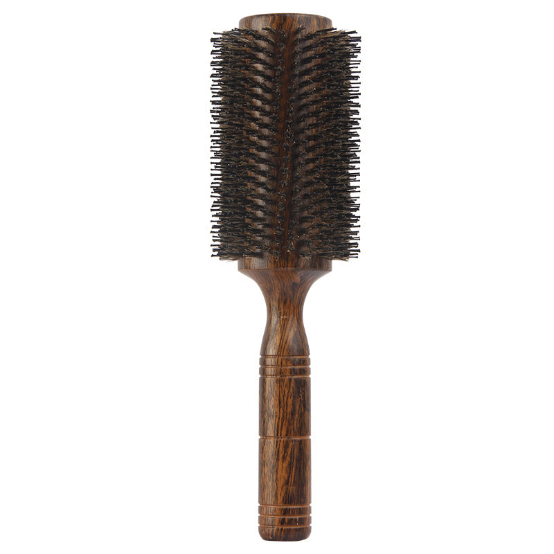 Extra Large Woolen Roll Comb Hollow Big Flower Hair Blowing Comb Hairdressing Big Wave Wave Head Shape Pig Mane Roll Comb - image 2