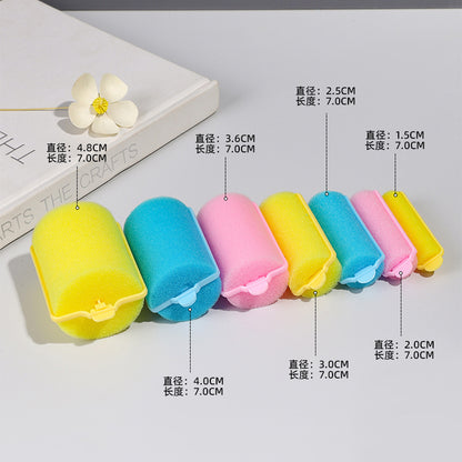New Style Spot Lazy No Heat Curl Hair Ring Sleep Foam Large Wave Hair Curler Hair Rod Spong Bars - image 1