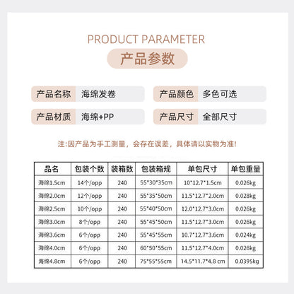 New Style Spot Lazy No Heat Curl Hair Ring Sleep Foam Large Wave Hair Curler Hair Rod Spong Bars - image 2