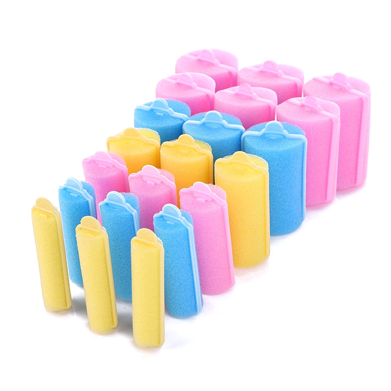New Style Spot Lazy No Heat Curl Hair Ring Sleep Foam Large Wave Hair Curler Hair Rod Spong Bars - image 5